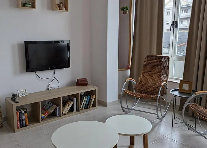 Apartman Moderno Con Terraza Y Chimenea, Vistas Al Mar, 6 Personas, Saude Doce *