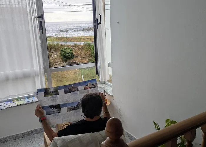 Moderno Con Terraza Y Chimenea, Vistas Al Mar, 6 Personas, Saude Doce Apartman